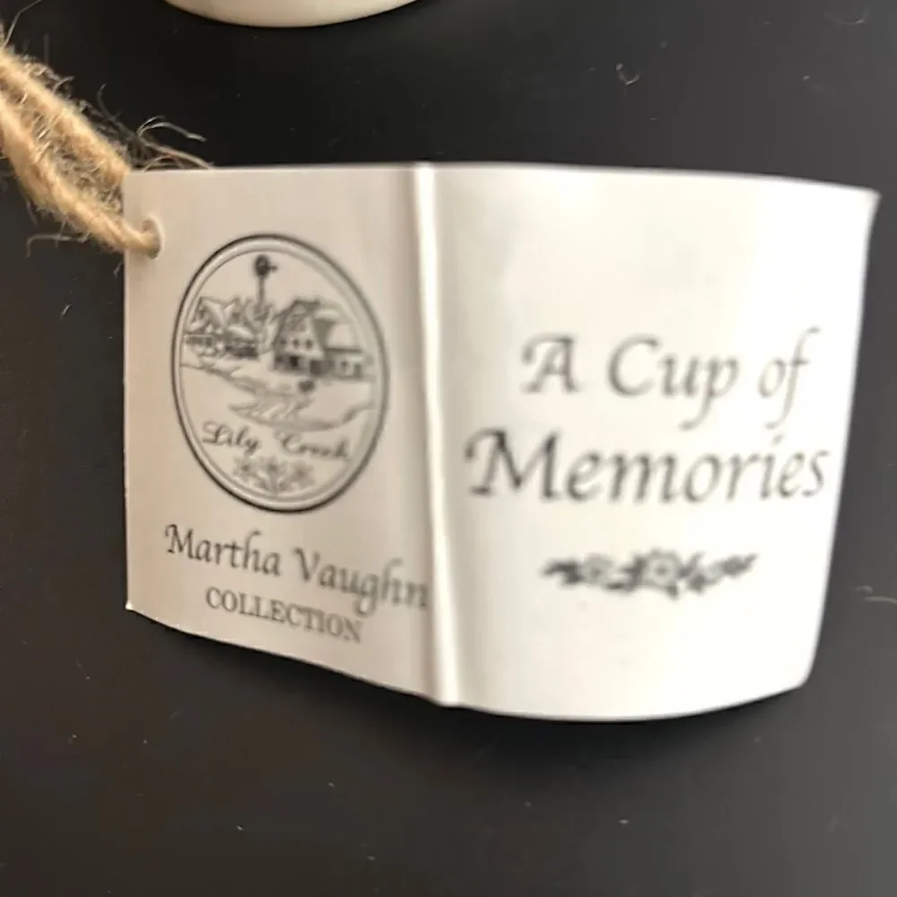 NEW Lily Creek Martha Vaughn Collection A Cup of Memories Teapot Floral